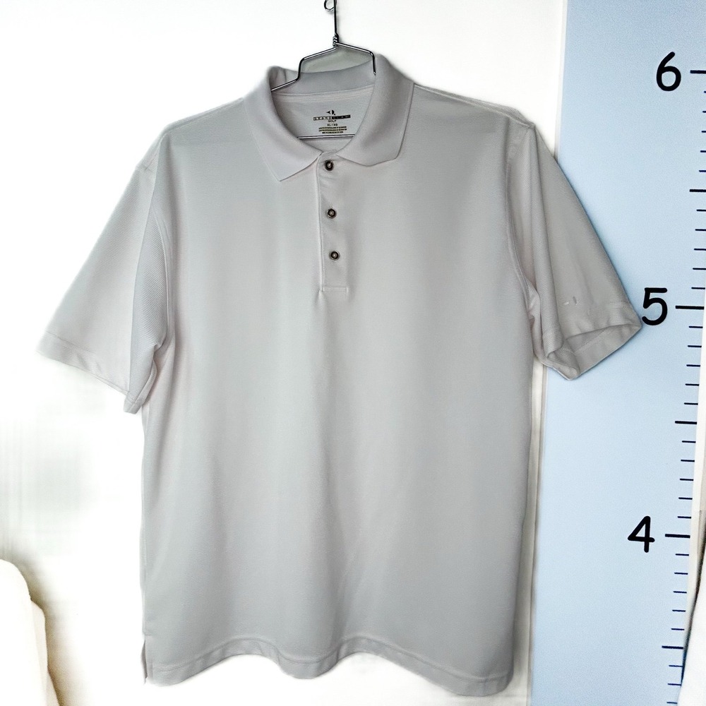 Grand Slam Golf White Polo Shirt Men's XL Resortwear Vacation‎
